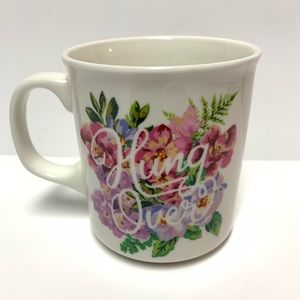 Say Anything by Fred Hang Over Floral Mug
